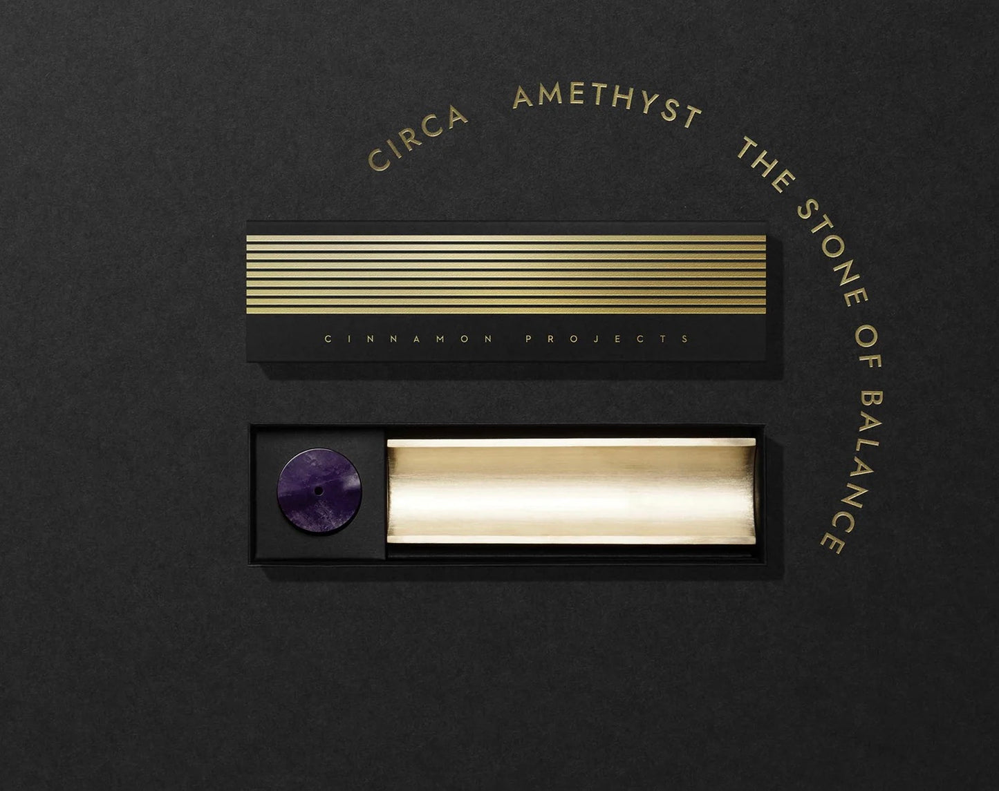Cinnamon Projects AMETHYST CIRCA INCENSE BURNER