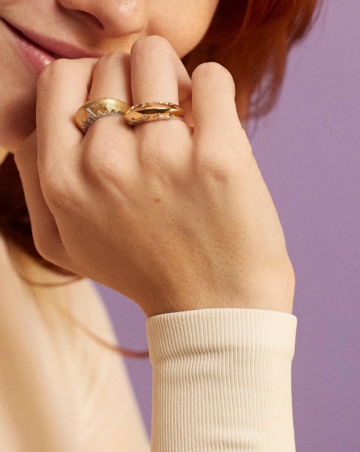 Sorellina DOMED CROWN RING