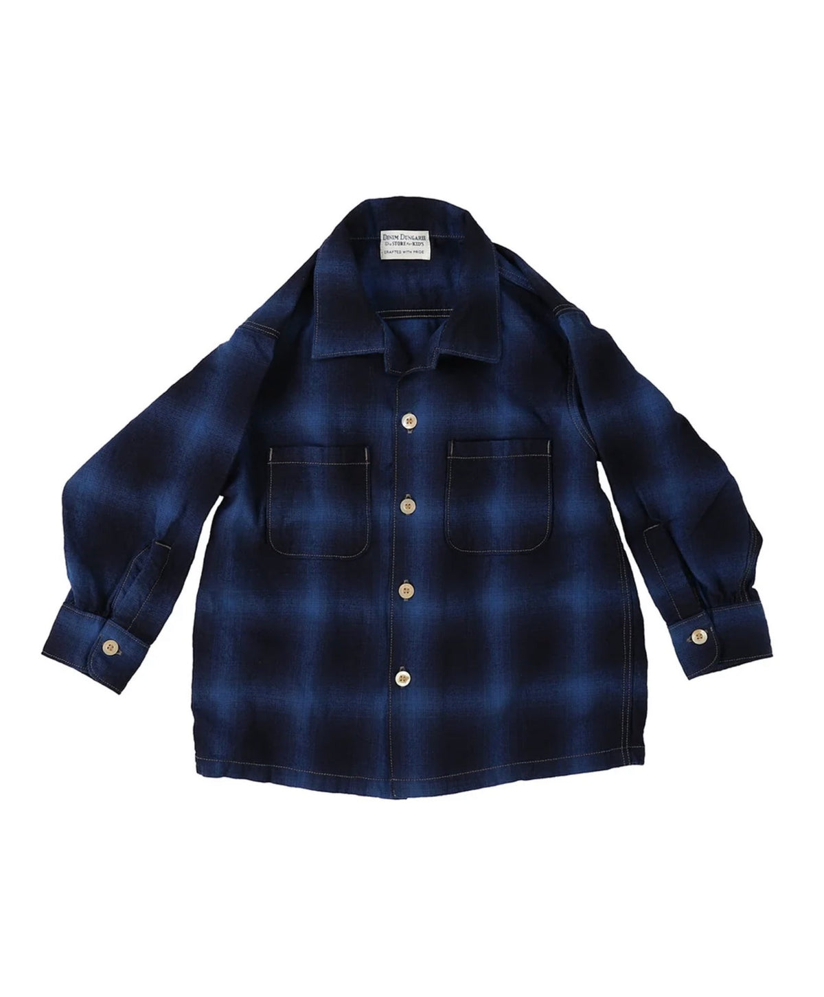 DENIM DUNGAREE Indigo Ombré Shirt
