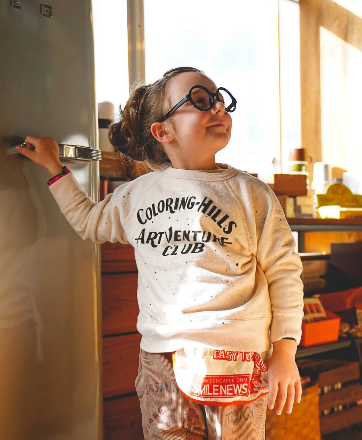 DENIM DUNGAREE Vintage Loopback ART Sweatshirt