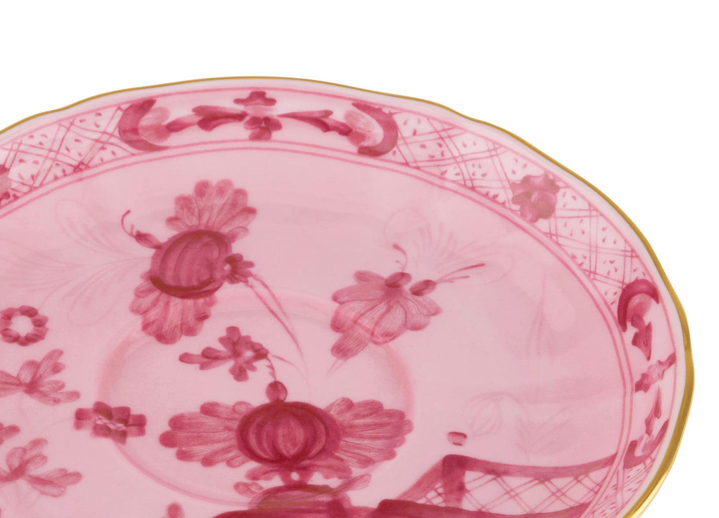 Ginori 1735 TEA SAUCER PORPORA ORIENTE ITALIANO