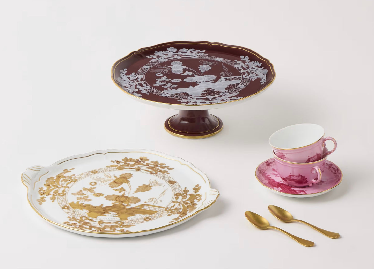 Ginori 1735 TEA CUP PORPORA ORIENTE ITALIANO