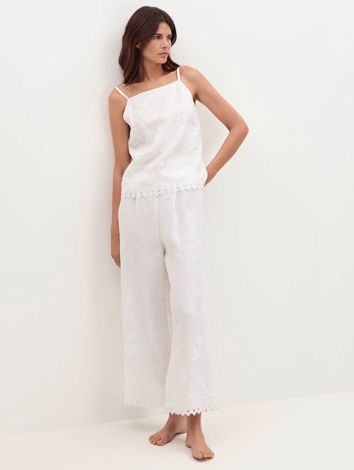 ERES Paris LAIT ALBATRE TROUSERS