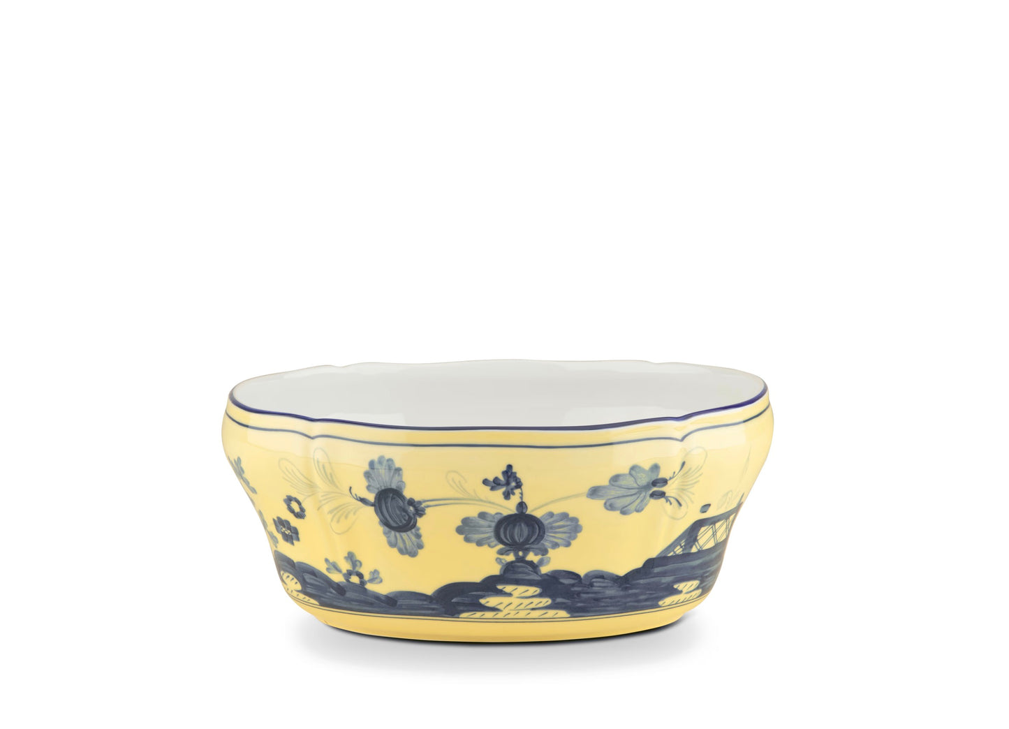 Ginori 1735 OVAL SALAD BOWL CITRINO ORIENTE ITALIANO