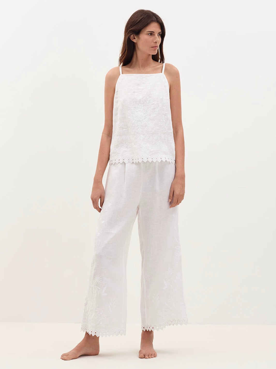ERES Paris LAIT ALBATRE TROUSERS