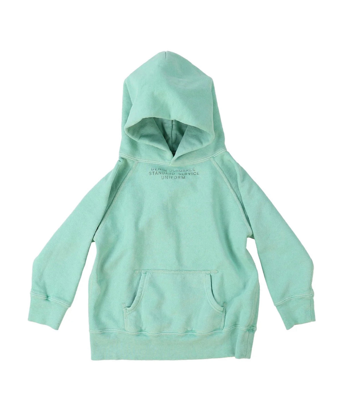 DENIM DUNGAREE Vintage Loopback Simple Hoodie