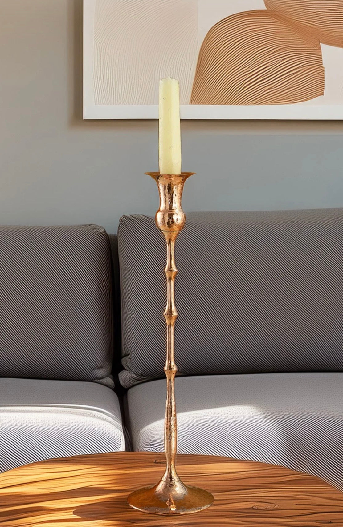 Hessel copper handmade candleholder(mantic)