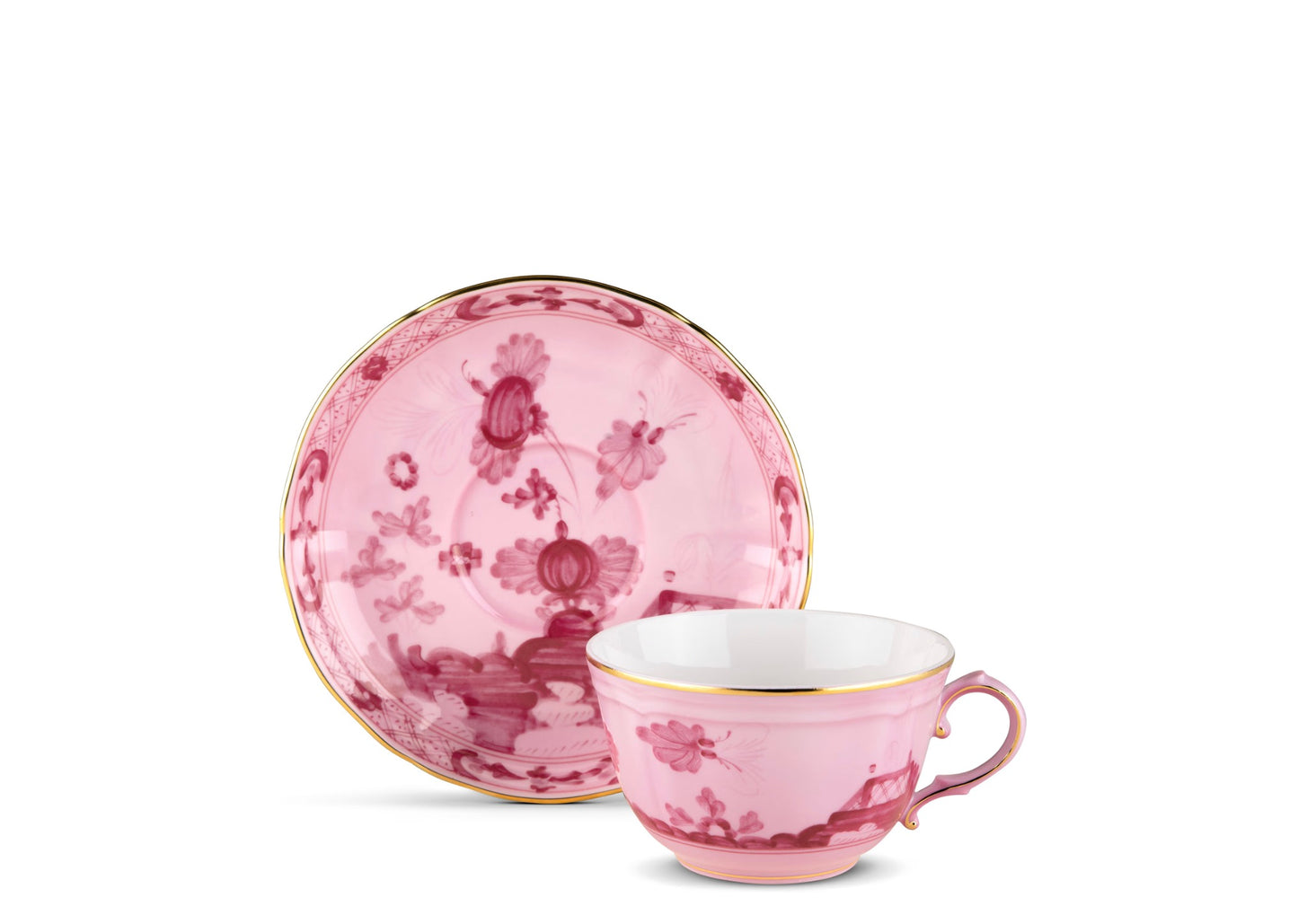 Ginori 1735 TEA CUP PORPORA ORIENTE ITALIANO