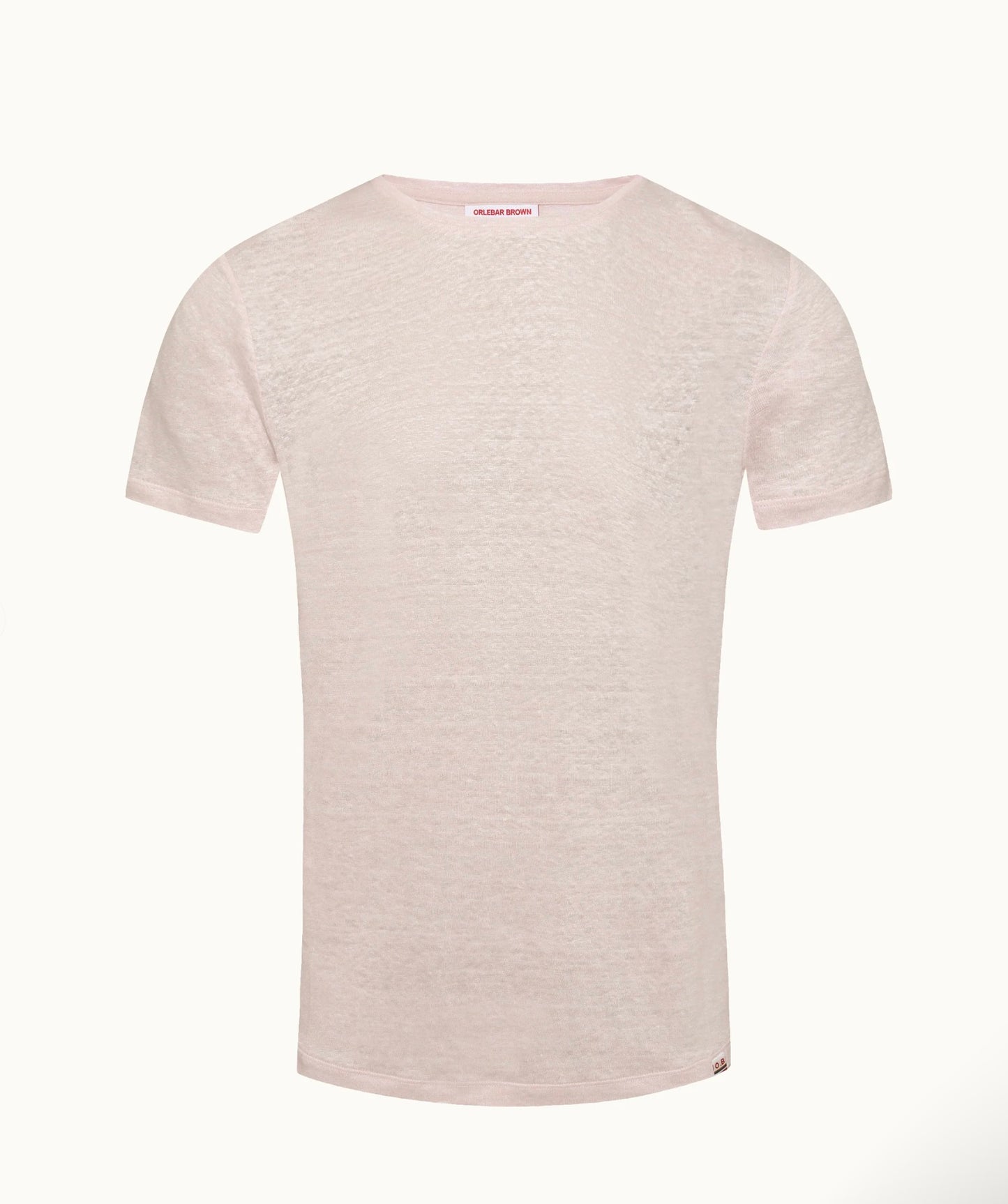 Orlebar Brown MACARON PINK OB-T LINEN SHIRT