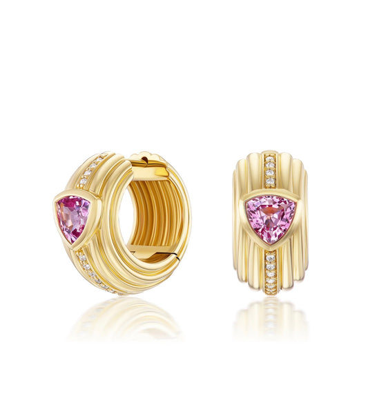 Sorellina NOMAD GEMSTONE PAVE HUGGIES