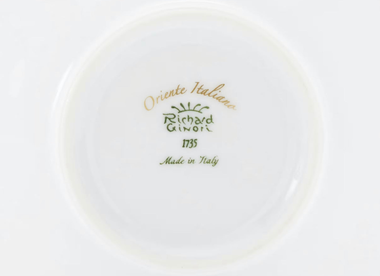 Ginori 1735 TEA CUP AURUM ORIENTE ITALIANO