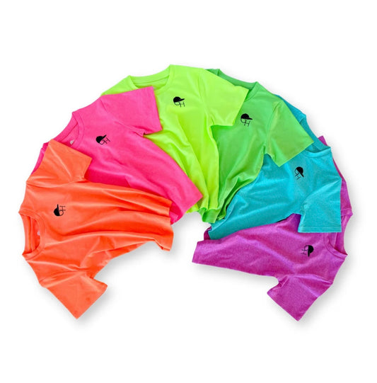 Neon Spotfast Sun Protection SS Swim Shirt