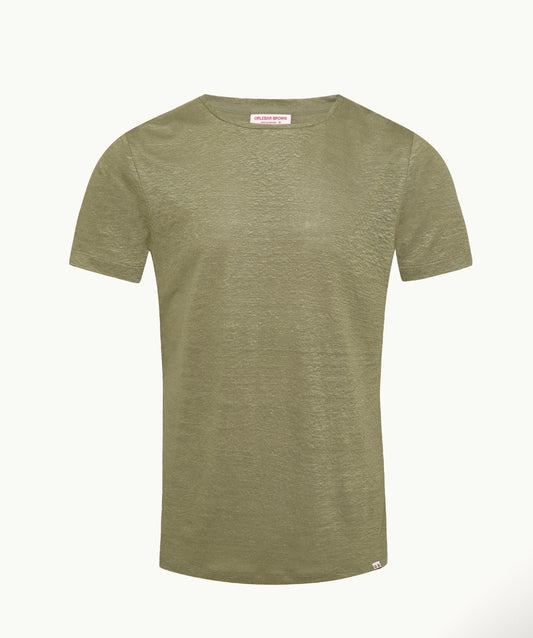 Orlebar Brown HERBAL GREEN OB-T LINEN SHIRT
