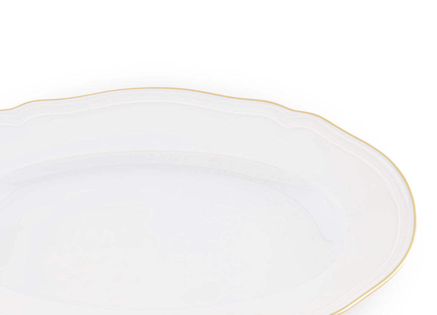 Ginori 1735 PICKLE DISH ORO BRILLANTE CORONA