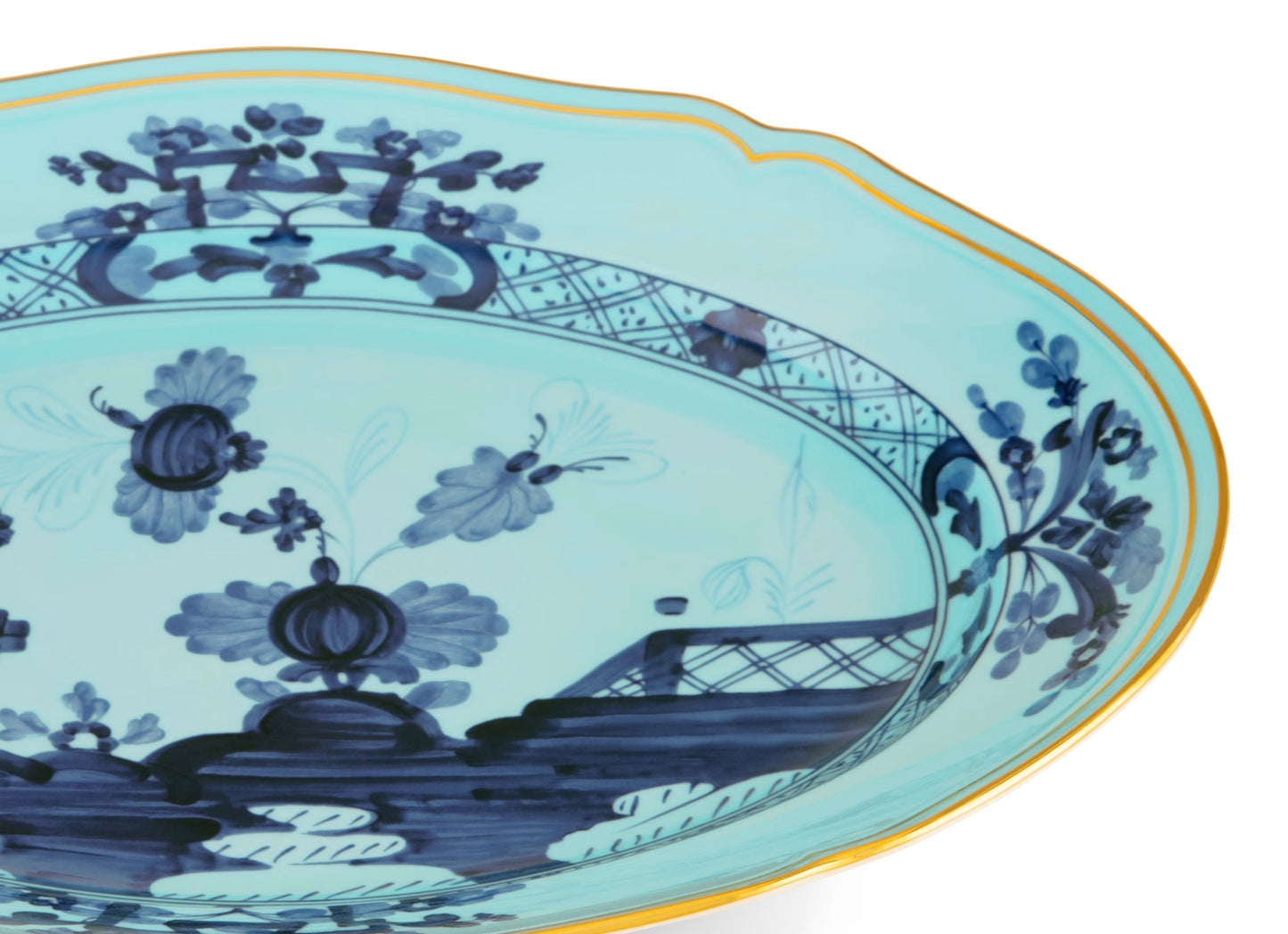 Ginori 1735 OVAL PLATTER IRIS ORIENTE ITALIANO