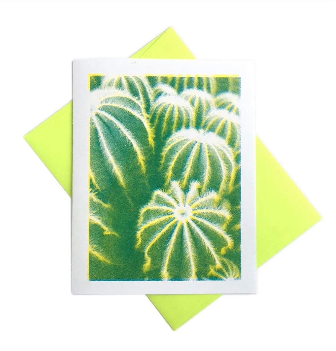 Next Chapter Studio - Cactus - Risograph Greeting Card