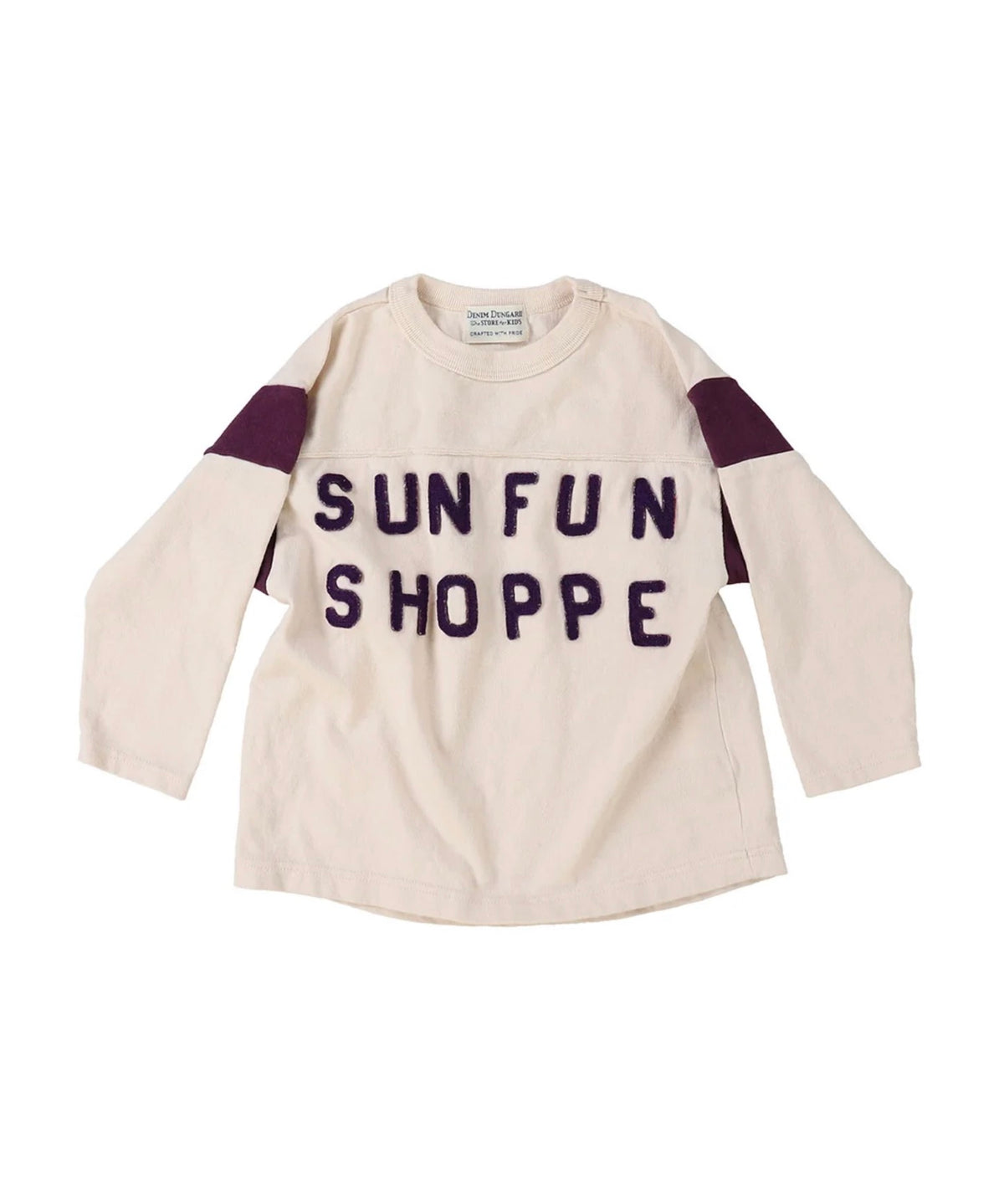 DENIM DUNGAREE Vintage Cotton Jersey SUNFUN Long Sleeve Tee