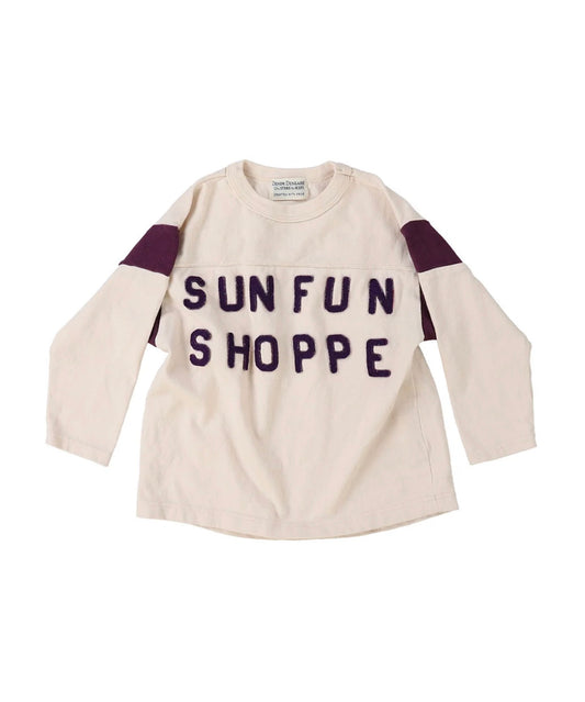 DENIM DUNGAREE Vintage Cotton Jersey SUNFUN Long Sleeve Tee