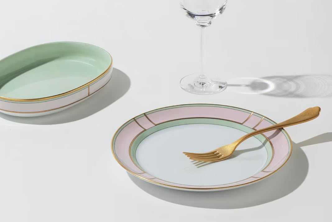 GINORI 1735 Diva rosa small dinner plate