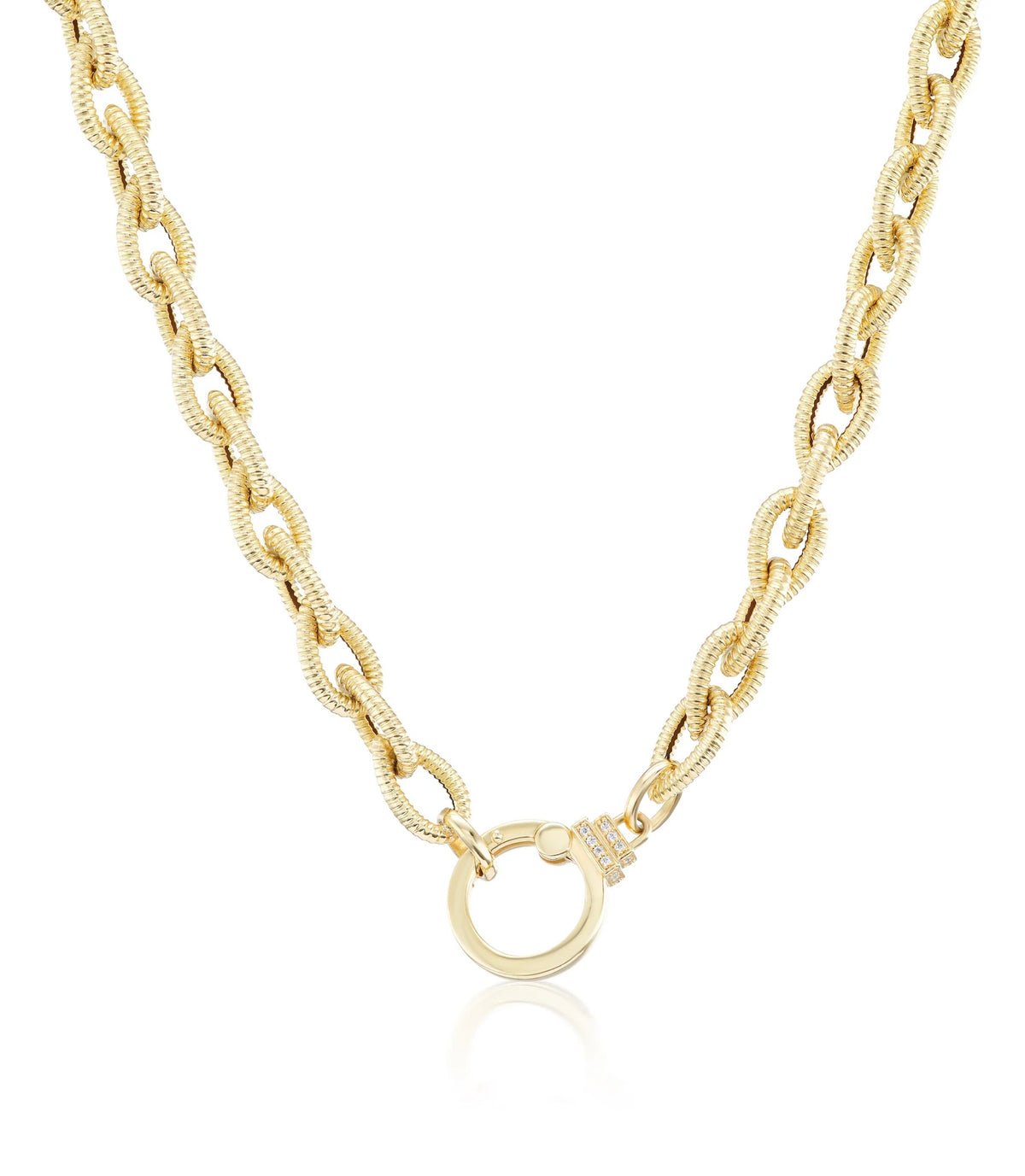 Sorellina TEXTURED TEARDROP CHAIN 16 IN.