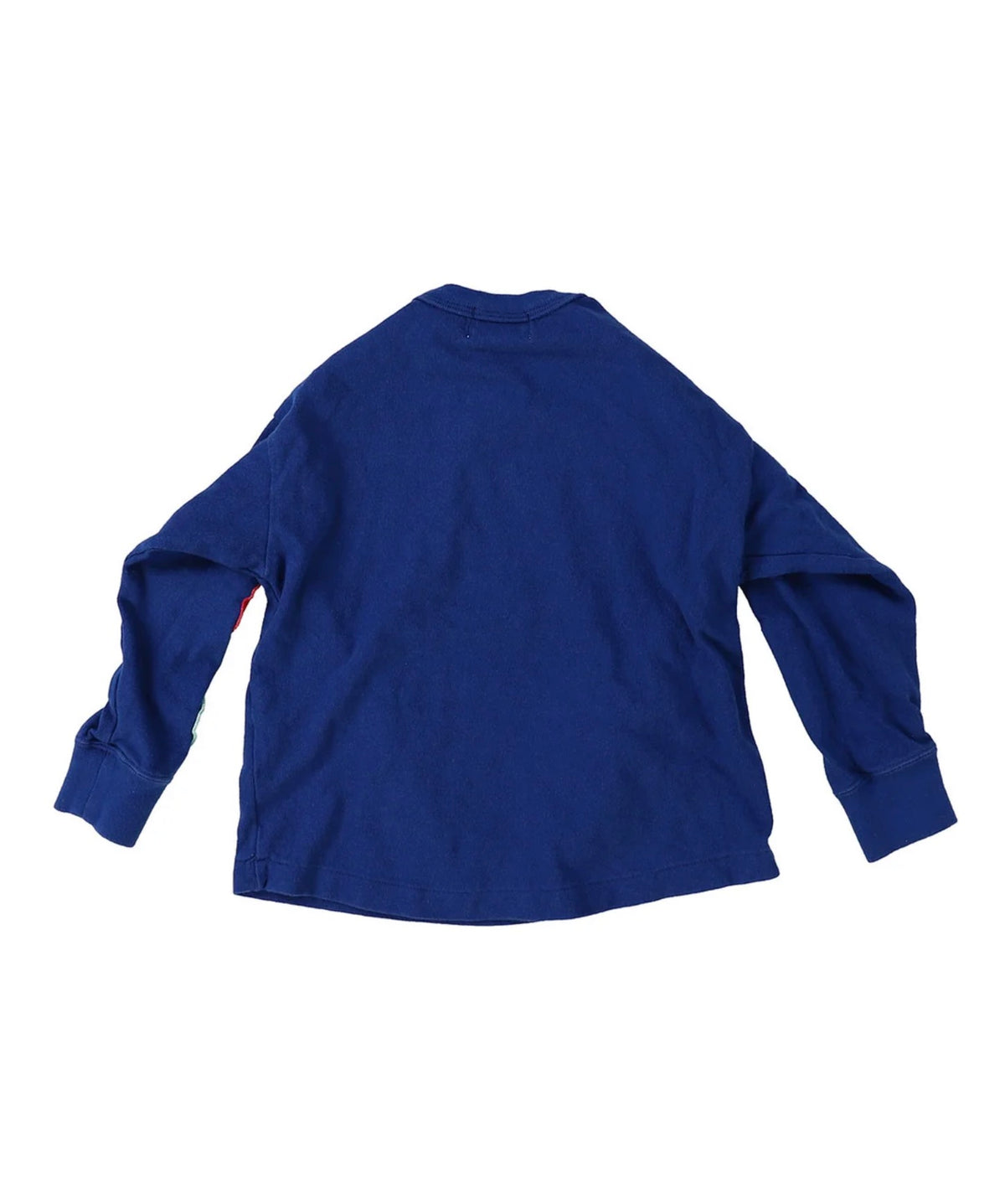 DENIM DUNGAREE Vintage Cotton Jersey Patch Long Sleeve Tee