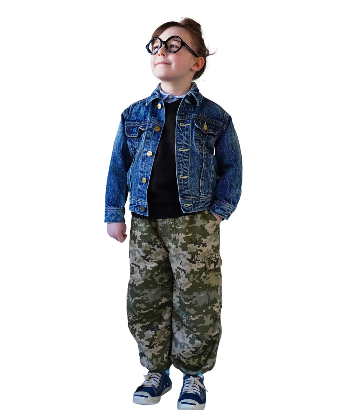 DENIM DUNGAREE Digital Camouflage Cargo Pants