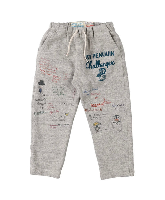 DENIM DUNGAREE Loopback PENNIE Scribble Pants
