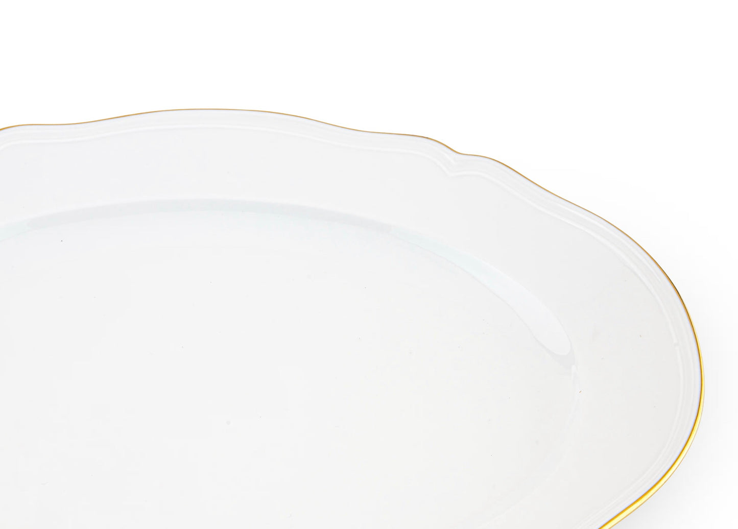 Ginori 1735 LARGE OVAL PLATTER ORO BRILLANTE CORONA