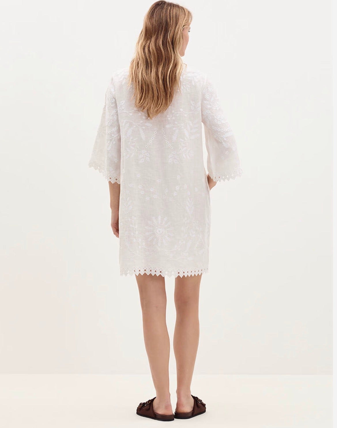 ERES Paris LAIT AIGUE-MARINE SHORT DRESS