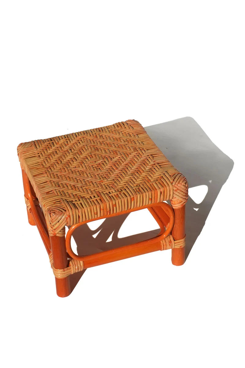 The Wax Apple Woven Stools