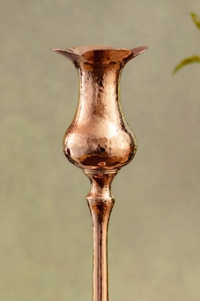 Hessel Studios Handmade Copper Candlesticks