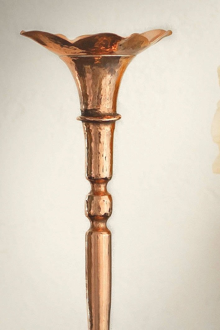 Hessel Studios Handmade Copper Candlesticks