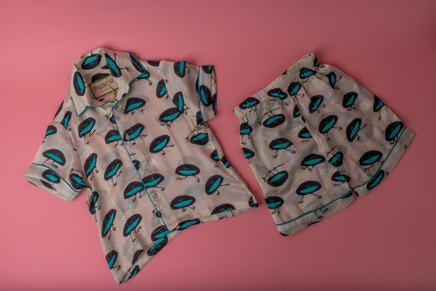 TROPICAL PUNCH Pajama Set Dodo White - Kids