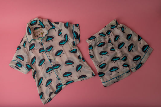 TROPICAL PUNCH Pajama Set Dodo White - Kids