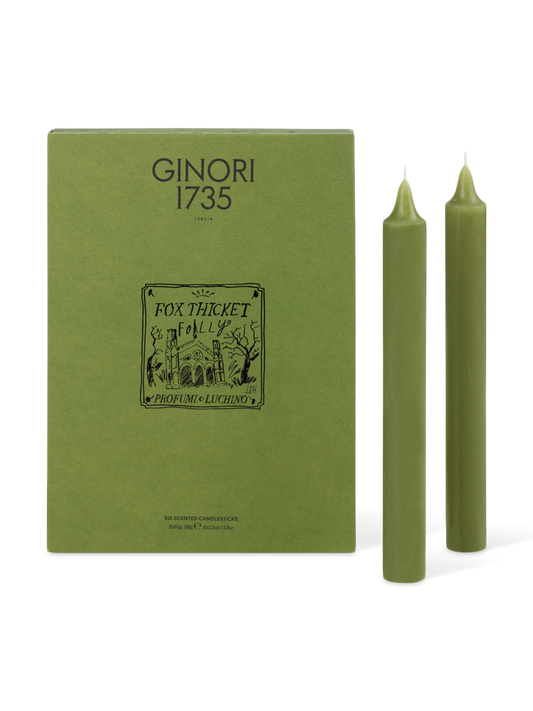GINORI 1735 Designer porcelain scented candles fox thicket folly profumi luchino