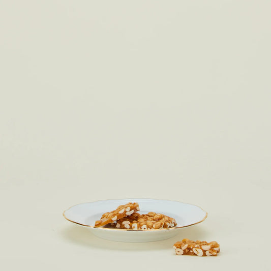 GINORI 1735 Designer porcelain flat plate oro