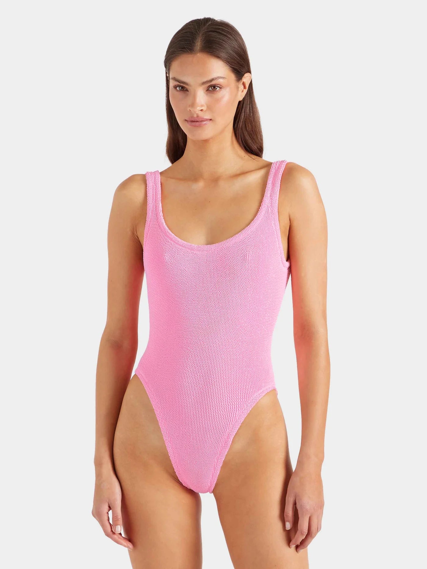 HUNZA G Square Neck Swim