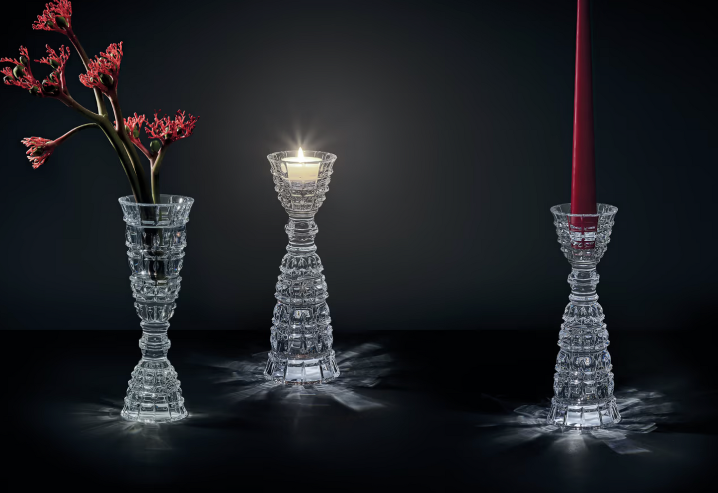 BACCARAT New antique mirage vase