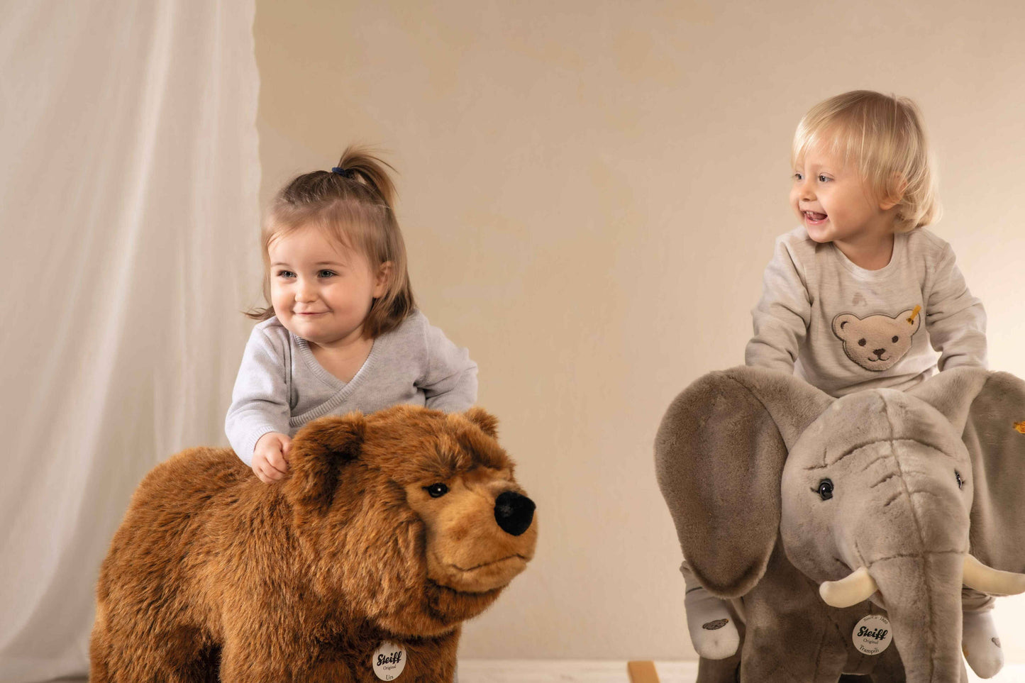 Steiff Plush- Urs Riding Bear