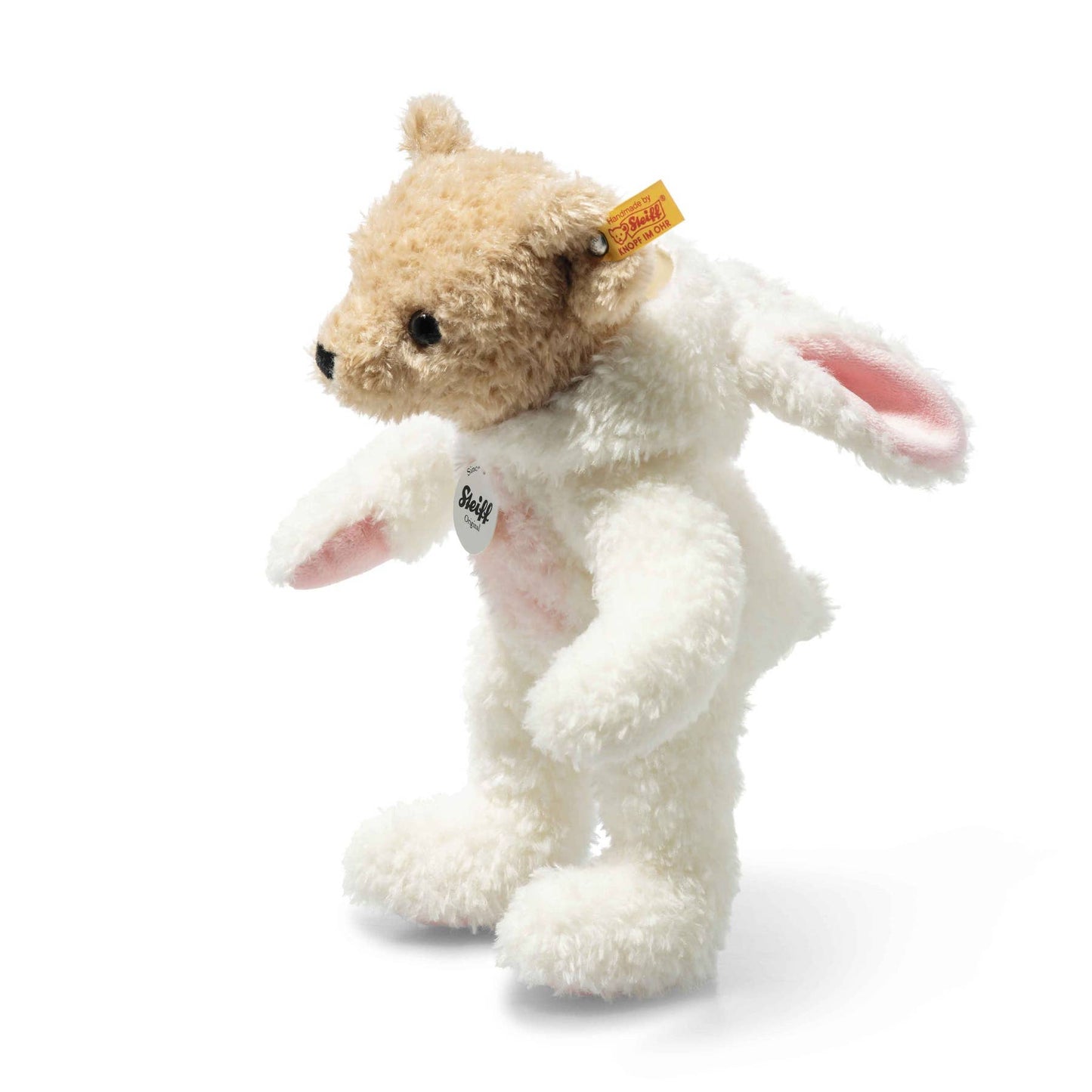 Steiff Plush-Teddy Bear with Easter Bunny Hoodie