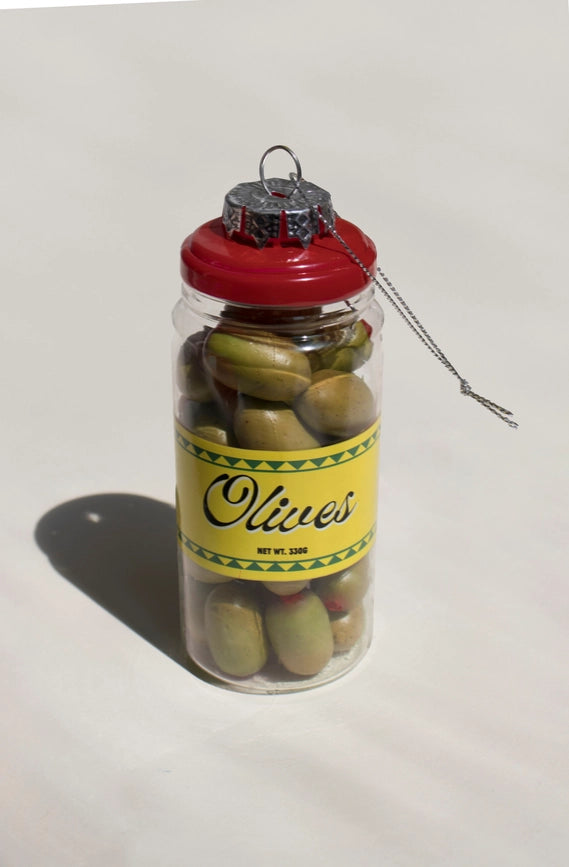 Love & Victory Ornament-Jar of Olives