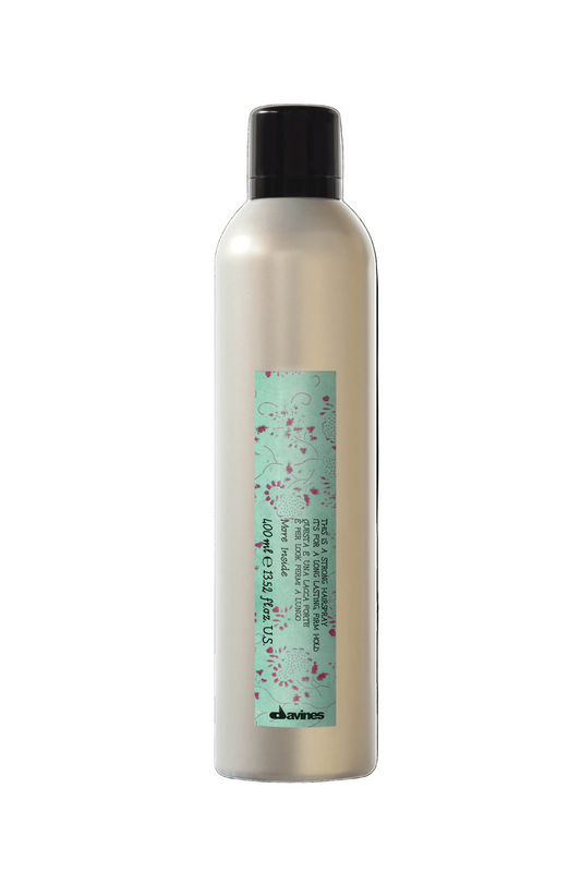 MORE INSIDE STRONG HAIRSPRAY